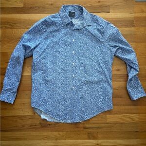 Madison Slim Fit XL Floral Men’s Dress Shirt